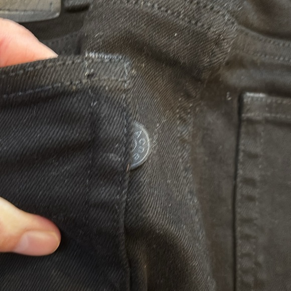 ACNE STUDIOS 26 x 32 Blå Konst Climb Stay Black Skinny Jeans - Picture 9 of 10